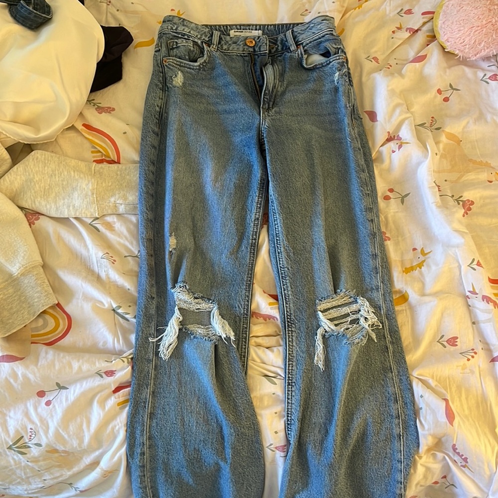 Boot cut jean, light blue, size 26,Garage Demin